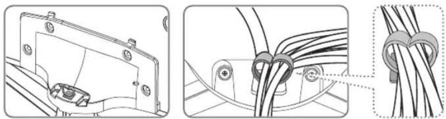 SAMSUNG UE32H6270AS - Arrange the cables using the Cable Holder - 1
