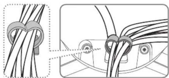 SAMSUNG UE40H6500AL - Arrange the cables using the Cable Holder - 3