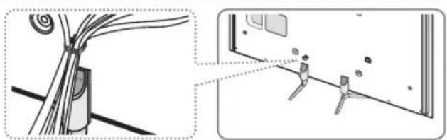 SAMSUNG UE40H6500AL - Arrange the cables using the Cable Holder - 2