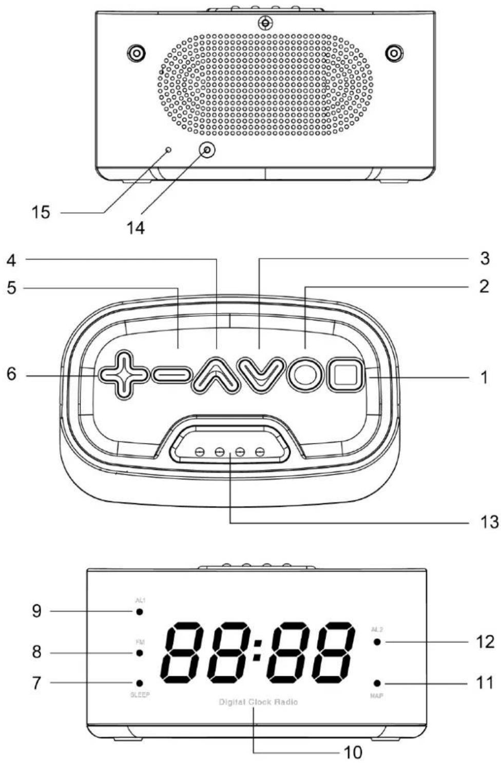 DAEWOO DCR45 - LOCATION OF CONTROL - 1