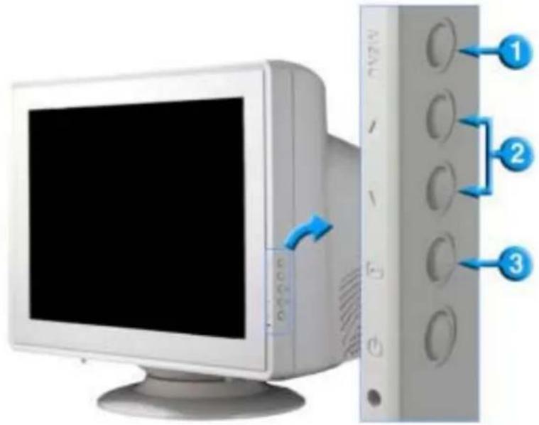 SAMSUNG SyncMaster 793MB - Boutons Commandes Utilisateur - 1