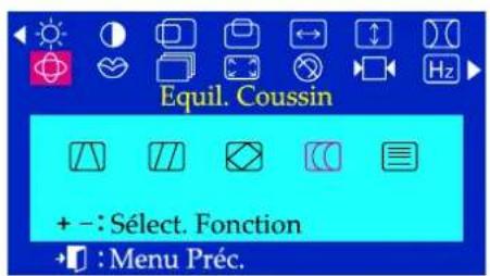SAMSUNG SyncMaster 755DFX - Menu Comment ajuster. - 2