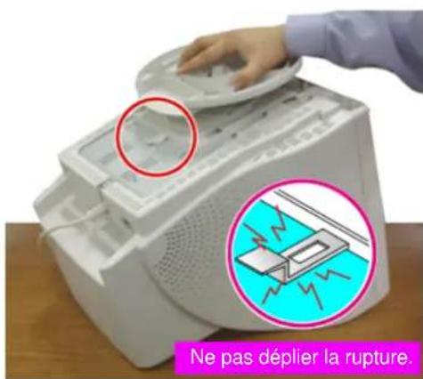 SAMSUNG SyncMaster 755DFX - Fixer et Enlever la base - 4
