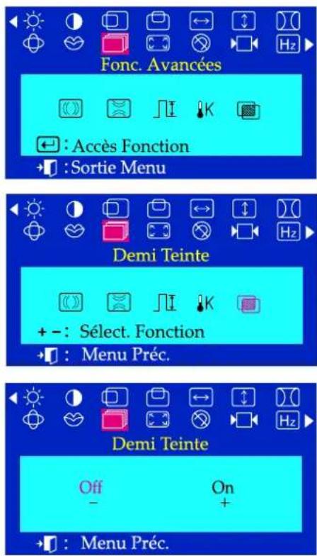 SAMSUNG SyncMaster 755DFX - Menu Comment ajuster. - 1