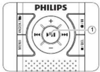 PHILIPS Voice Tracer LFH0620 - Marché/arrêt5.2 - 1