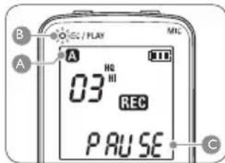 PHILIPS Voice Tracer LFH0620 - Enregistrement avec le microphone intégré6.1 - 2