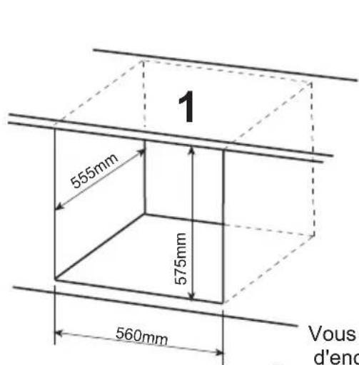 SAMANA SAM FM 56C NVT - Tailles des placards coupés - 1