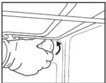 INDESIT IFV 221 IX - Pour remplacer l'ampoule arrière (si présente) : - 1