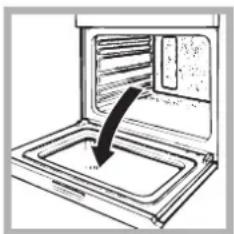 INDESIT HIN 550 (BK) - Cleaning the oven door - 1