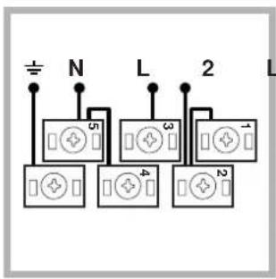 INDESIT HIN 550 (BK) - Fitting the power supply cable - 5