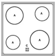 INDESIT HIN 550 (BK) - Type of hob - 2