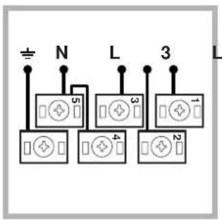 INDESIT HIN 550 (BK) - Fitting the power supply cable - 2