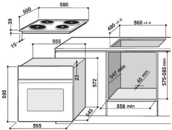 INDESIT HIM 506 EK.A (WH)2 - Inbouw - 1