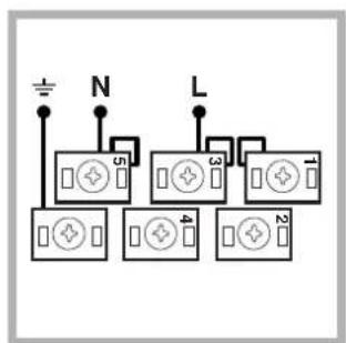 INDESIT HIM 506 EK.A (WH)2 - Fitting the power supply cable - 4