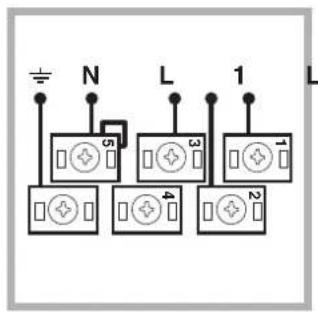 INDESIT HIM 506 EK.A (WH)2 - Fitting the power supply cable - 2