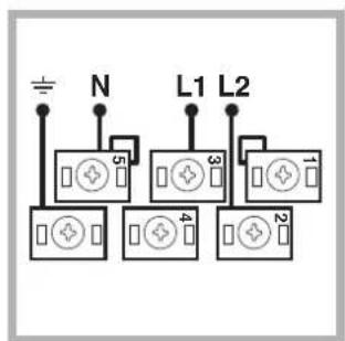 INDESIT HIM 504 K.A IX2 - Montage du cable d'alimentation - 5