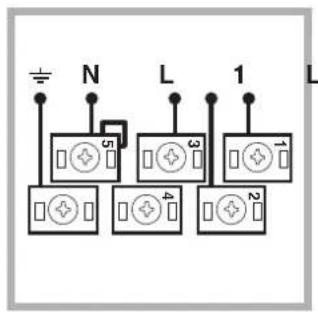 INDESIT HIM 504 K.A IX2 - Fitting the power supply cable - 2