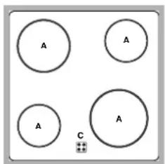 INDESIT HIM 504 K.A IX2 - Type of hob - 2