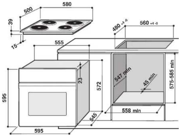 INDESIT HIM 504 K.A IX2 - Empotramiento - 1