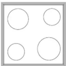 INDESIT HIM 504 K.A IX2 - Type of hob - 1