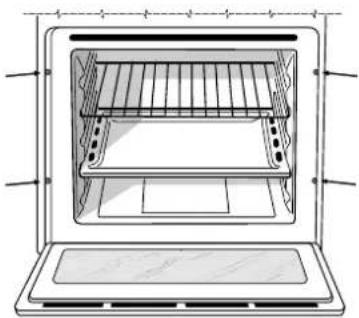 INDESIT HIM 504 K.A IX2 - Centrado y fijación - 1