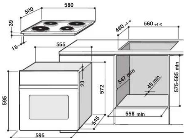 INDESIT HIM 504 K.A IX2 - Encastrement - 1
