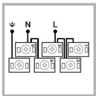INDESIT HIM 50 K.A IX - Fitting the power supply cable - 4