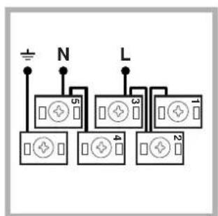 INDESIT HIM 50 K.A IX - Anschluss des Netzkabels - 4