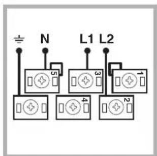 INDESIT HIM 20 K.A IX2 - Montage du cable d'alimentation - 5