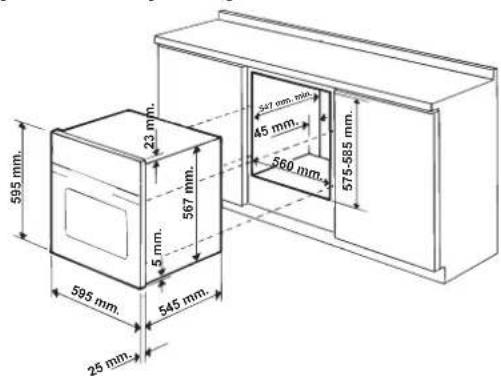 INDESIT FIM 53 K 0 (WH) S - Einbau - 1