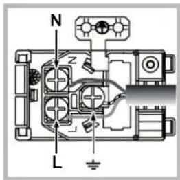 INDESIT FIM 53 K 0 (WH) S - Montaż przewodu zasilającego - 2