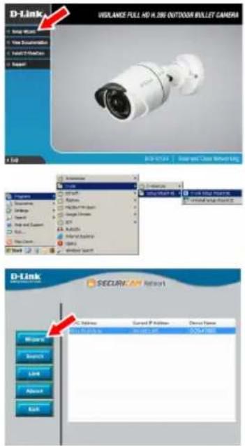 D-LINK DCS4705E - 使用精靈來設定攝影機 - 1
