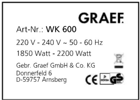 GRAEF WK 600 - GRAEF - 5