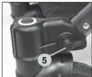 HARTAN VIP GTX - Démontage des roues pivotantes - 1