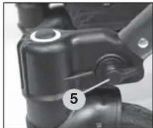 HARTAN VIP GTX - Changing the swivel wheels - 1