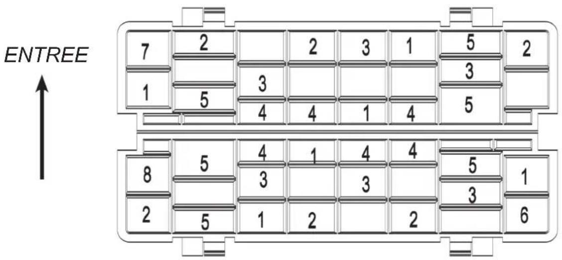 BRANDY BEST BLACK6D - Panier à Couverts - 1