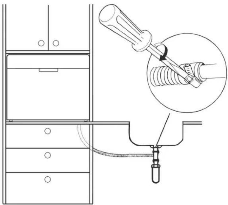 BRANDY BEST BLACK6D - Connexion des tuyaux de vidange - 3