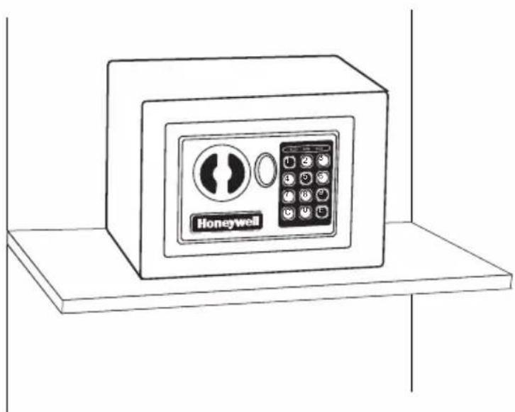 HONEYWELL 5005P - To secure your safe to the wall and/or floor: - 4