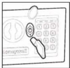 HONEYWELL 5005P - OVERRIDE ACCESS KEY - 2