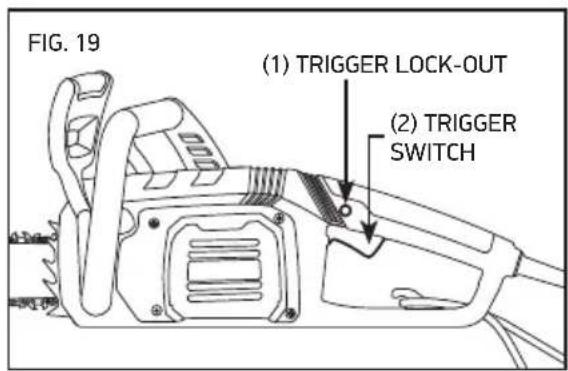 OREGON SCIENTIFIC CS1500091 - STARTING THE CHAINSAW - 1