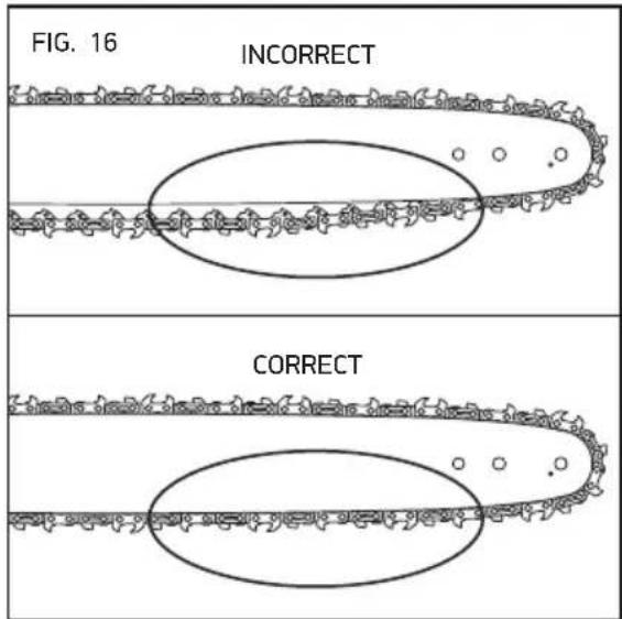 OREGON SCIENTIFIC CS1500091 - Tension de la chaîne de tronçonneuse - 5