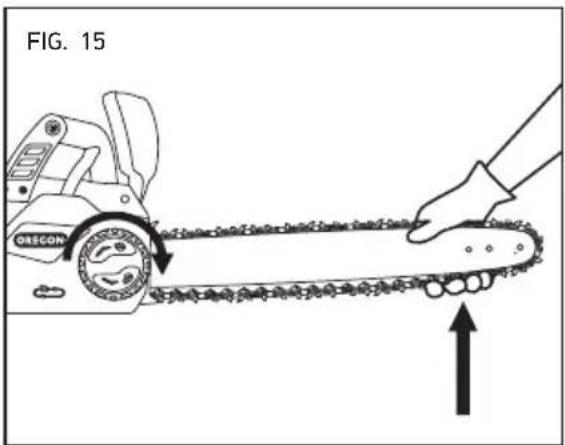 OREGON SCIENTIFIC CS1500091 - Tension de la chaîne de tronçonneuse - 4