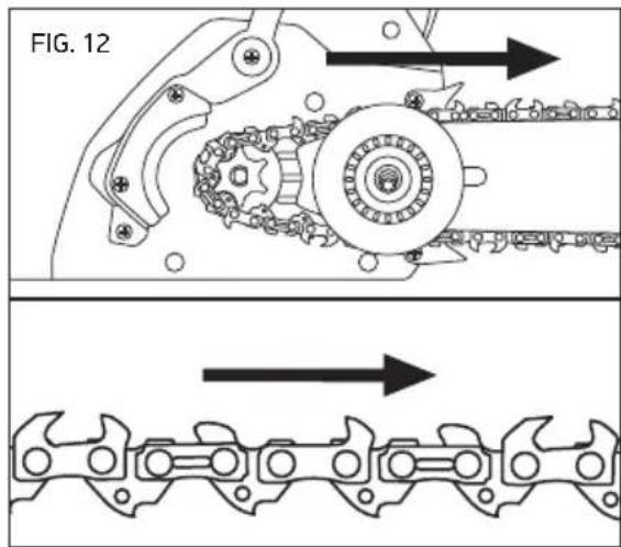 OREGON SCIENTIFIC CS1500091 - Montaje de la barra de guía y la cadena - 6