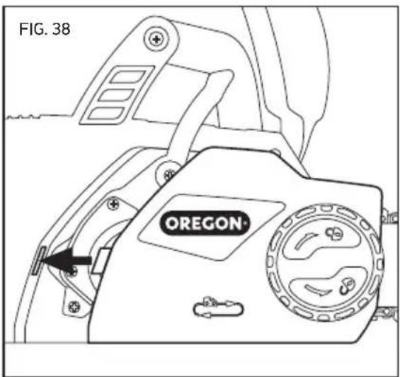 OREGON SCIENTIFIC CS1500091 - Replacing a Worn Saw Chain and Sharpening Stone - 4