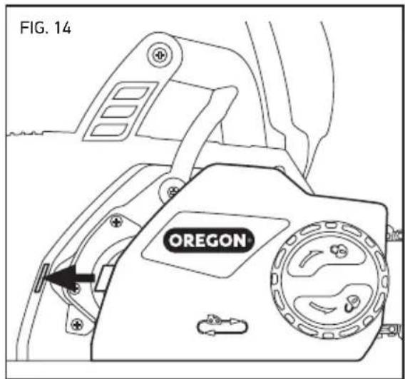 OREGON SCIENTIFIC CS1500091 - Assembling the Guide Bar and Saw Chain - 8