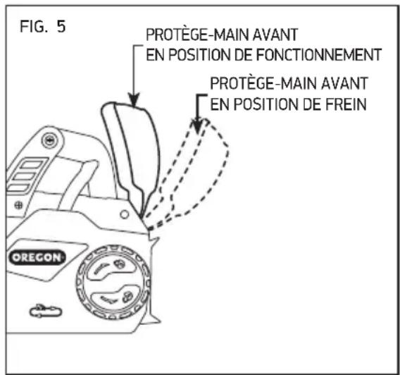 OREGON SCIENTIFIC CS1500091 - Vérification de la position du protège-main avant - 1