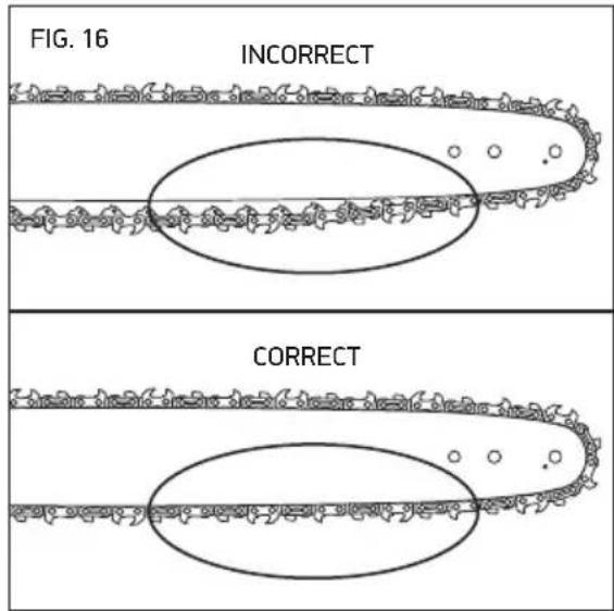 OREGON SCIENTIFIC CS1500091 - Tensioning the Saw Chain - 5