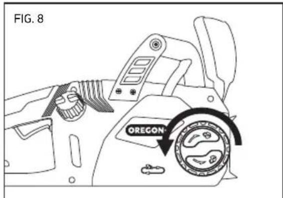 OREGON SCIENTIFIC CS1500091 - Assembling the Guide Bar and Saw Chain - 2