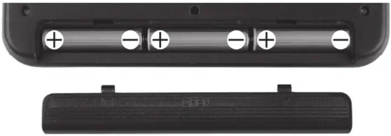 SILVERCREST SPWC 180 A1 - Insérer/remplacer les piles - 1