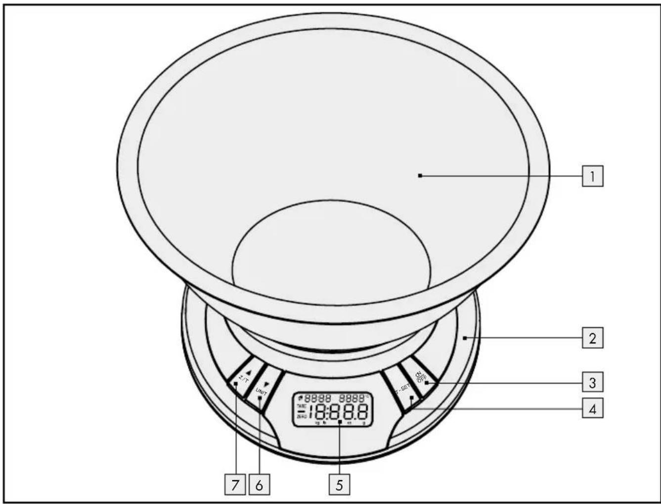 SILVERCREST HG01696A - KITCHENSCALE - 1